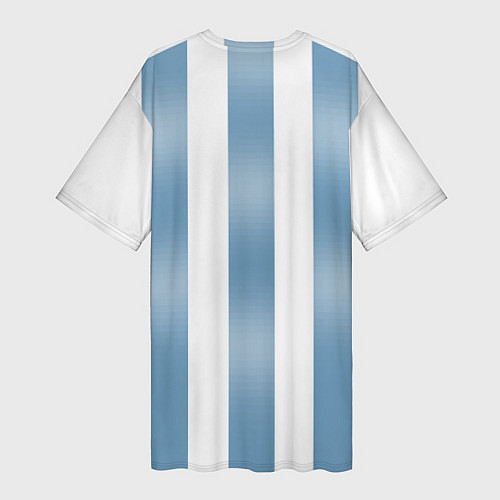 Женская длинная футболка Сборная Аргентины: ЧМ-2018 / 3D-принт – фото 2