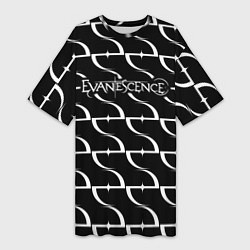 Женская длинная футболка Evanescence