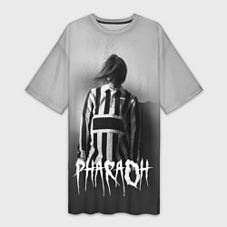 Футболка женская длинная Pharaoh: Black side, цвет: 3D-принт