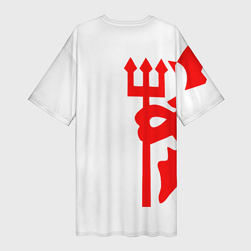 Женская длинная футболка FCMU Devil / 3D-принт – фото 2