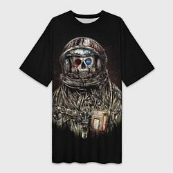 Женская длинная футболка NASA: Death Astronaut