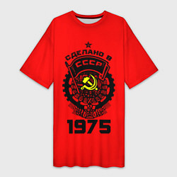 Женская длинная футболка Сделано в СССР 1975