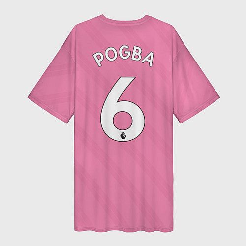Женская длинная футболка FC MU: Pogba Third 18/19 / 3D-принт – фото 2
