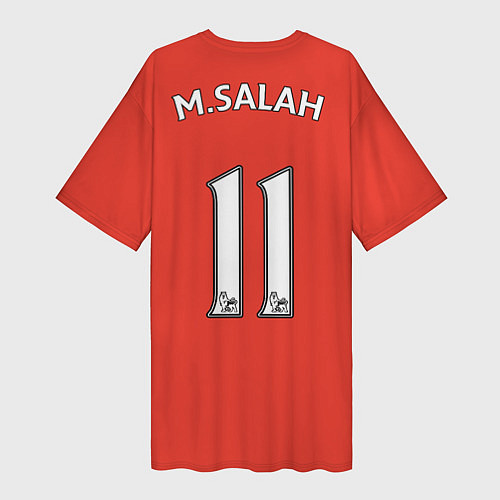 Женская длинная футболка FC Liverpool: Salah 18/19 / 3D-принт – фото 2