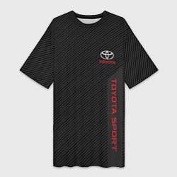 Женская длинная футболка Toyota: Sport Line