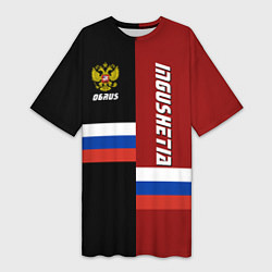 Женская длинная футболка Ingushetia, Russia