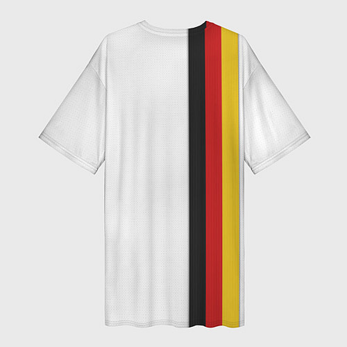 Женская длинная футболка I Love Germany / 3D-принт – фото 2