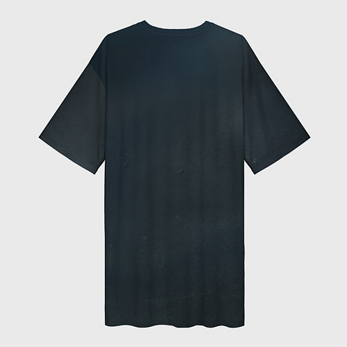 Женская длинная футболка In Flames: Cold Fire / 3D-принт – фото 2