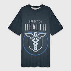 Женская длинная футболка R6S: Operation Health