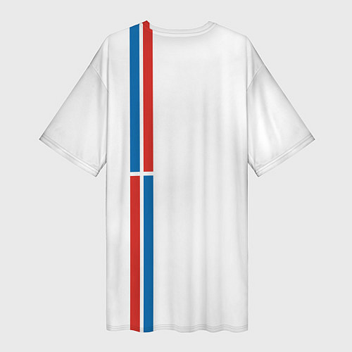 Женская длинная футболка Пермский край / 3D-принт – фото 2