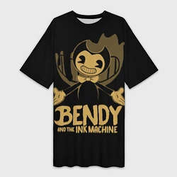 Женская длинная футболка Bendy And the ink machine