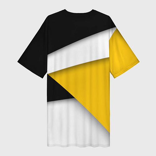 Женская длинная футболка FC Juventus / 3D-принт – фото 2