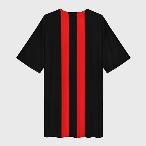 Женская длинная футболка AC Milan 1899 / 3D-принт – фото 2