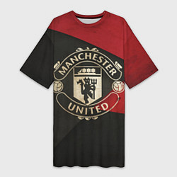 Женская длинная футболка FC Man United: Old Style