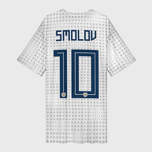 Женская длинная футболка Smolov Away WC 2018 / 3D-принт – фото 2