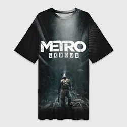 Женская длинная футболка Metro Exodus