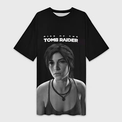 Женская длинная футболка Rise if The Tomb Raider