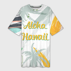 Женская длинная футболка Aloha Hawaii
