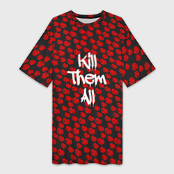 Женская длинная футболка R6S: Kill Them All