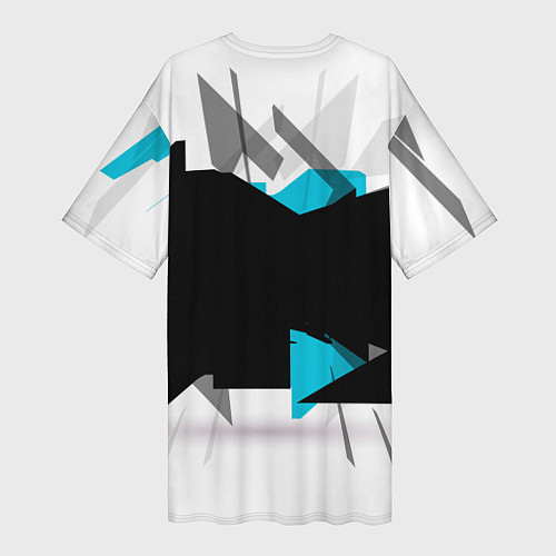 Женская длинная футболка Metro: Exodus Sky / 3D-принт – фото 2