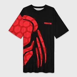 Женская длинная футболка Predator: Red Light