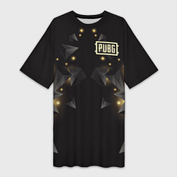Женская длинная футболка PUBG: Night Fireflies
