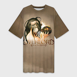 Женская длинная футболка Overlord Albedo