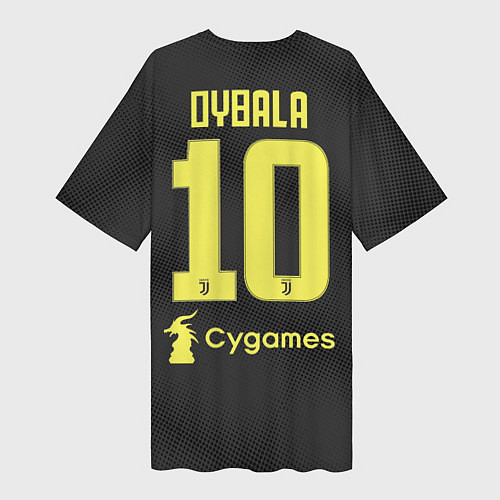 Женская длинная футболка Dybala 18-19 alternative / 3D-принт – фото 2