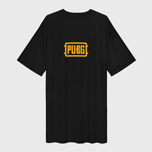 Женская длинная футболка PUBG: Focussed 66 / 3D-принт – фото 2