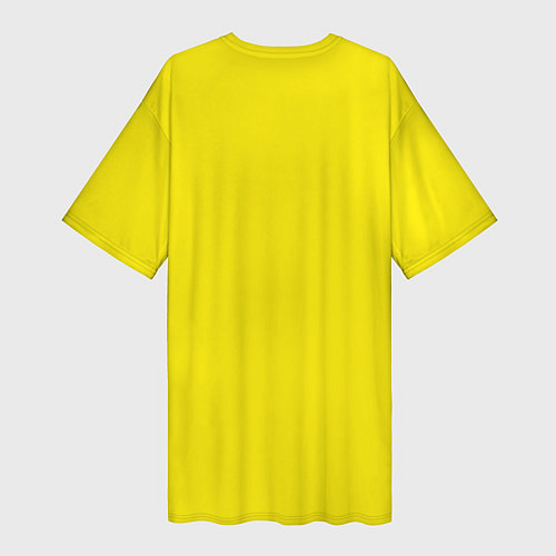 Женская длинная футболка Brazzers: Yellow Banana / 3D-принт – фото 2
