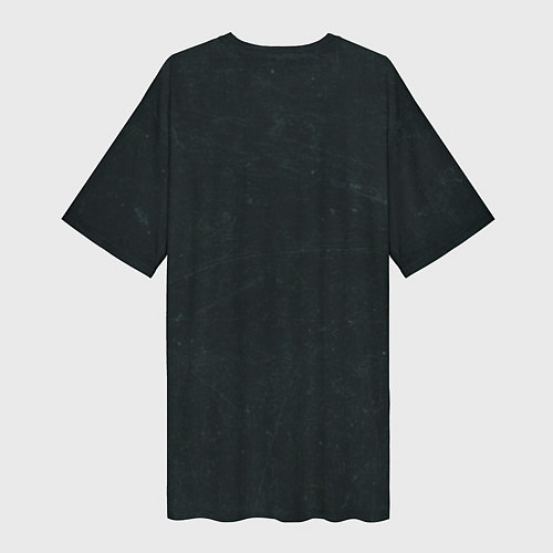 Женская длинная футболка Бездомный Бог / 3D-принт – фото 2