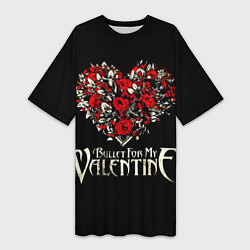 Женская длинная футболка Bullet For My Valentine: Temper Temper