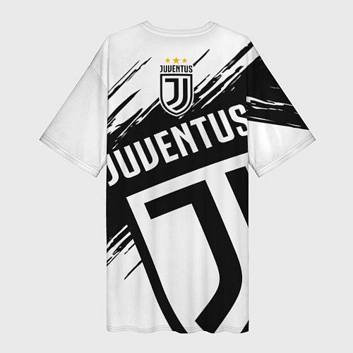 Женская длинная футболка Juventus: 3 Stars / 3D-принт – фото 2
