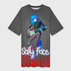 Женская длинная футболка Sally Face: Rock Star