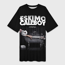 Футболка женская длинная Eskimo Callboy: Crystalis, цвет: 3D-принт