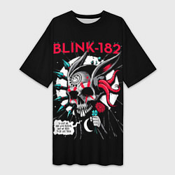 Женская длинная футболка Blink-182: Death Punk