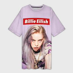 Женская длинная футболка Billie Eilish: Bored
