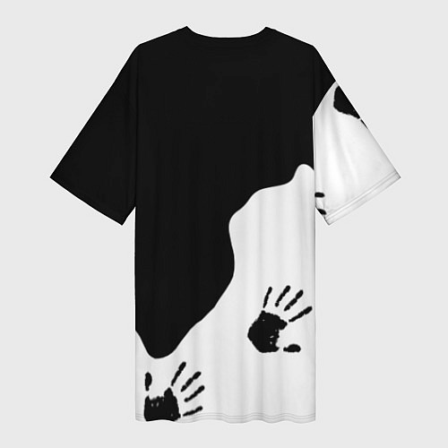 Женская длинная футболка DEATH STRANDING / 3D-принт – фото 2