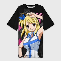 Женская длинная футболка Fairy Tail: Lucy