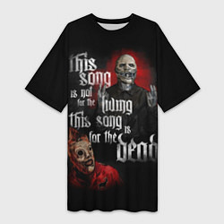 Женская длинная футболка Slipknot: This Song