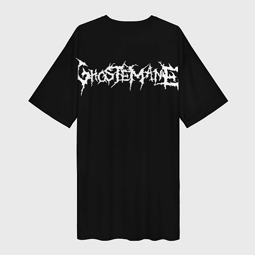 Женская длинная футболка Ghostemane / 3D-принт – фото 2