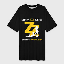 Женская длинная футболка Brazzers Casting-producer