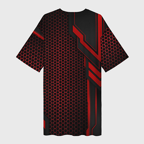 Женская длинная футболка Cyberpunk 2077 / 3D-принт – фото 2