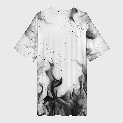 Женская длинная футболка GHOSTEMANE / 3D-принт – фото 2