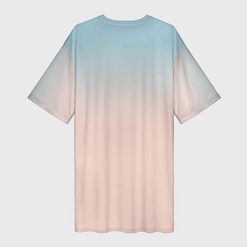 Женская длинная футболка Билли Айлиш / 3D-принт – фото 2