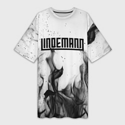 Женская длинная футболка LINDEMANN: Black Fire