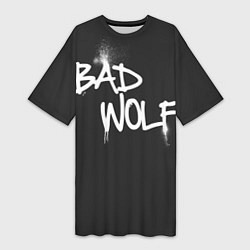 Женская длинная футболка Bad Wolf