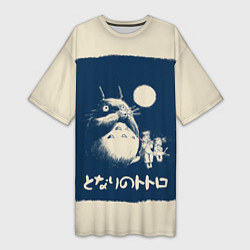 Женская длинная футболка My Neighbor Totoro