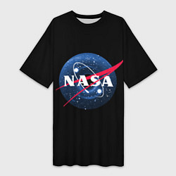 Женская длинная футболка NASA Black Hole