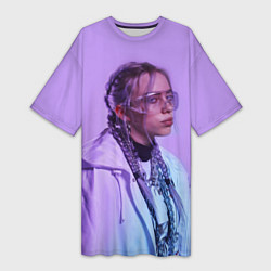 Женская длинная футболка BILLIE EILISH